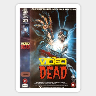 The Video Dead PAL VHS Sticker